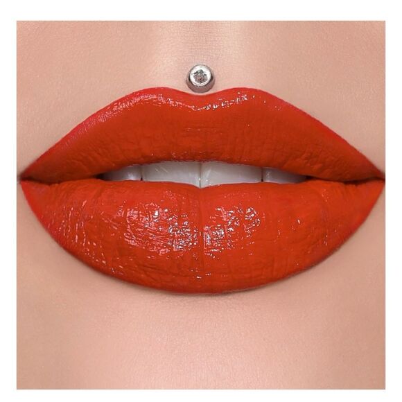 Everybody Knows New in box Jeffree Star‎ Supreme Gloss in Bright Red Orange - Picture 1 of 10